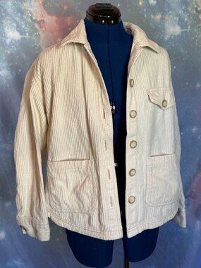 American Eagle women's small Outfitters Cropped Corduroy Jacket Shacket